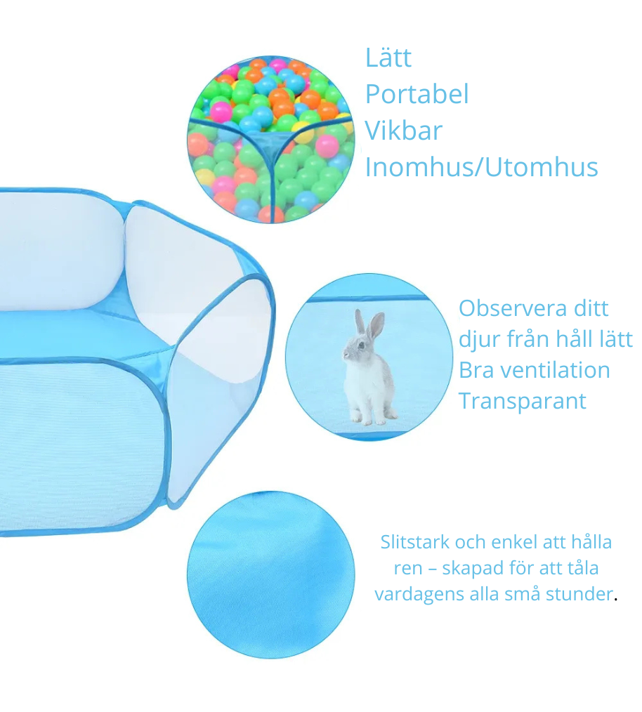 Hopfällbar Bollhav & Lekpool