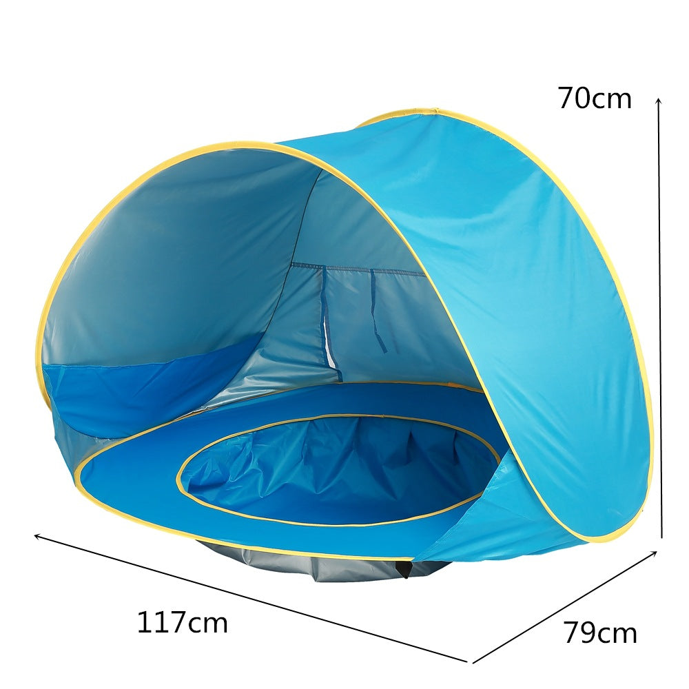 Baby Bea Barntält Utomhus – Snabbt Pop-up Tält med UV-skydd, Soltak & Vattentåligt Material